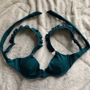 zaful green bikini top